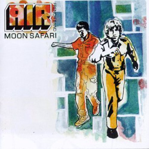 the album cover for Air - Moon Safari