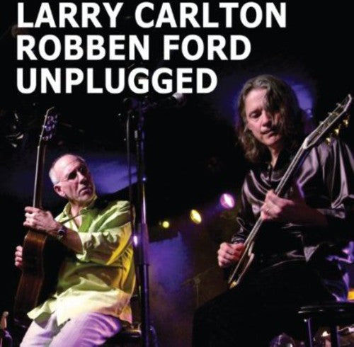 the album cover for Larry Carlton - Unplugged