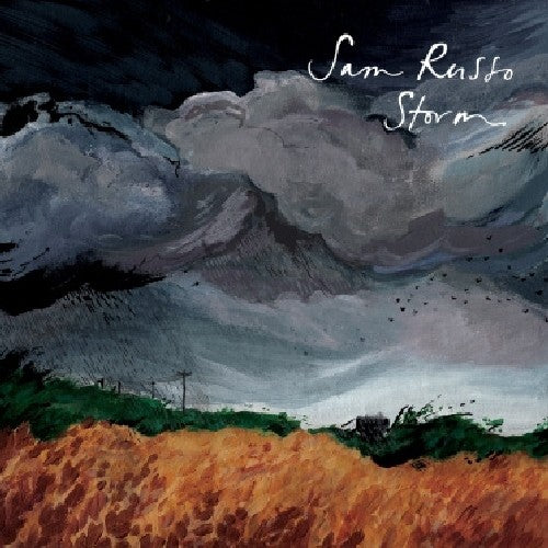 the album cover for Sam Russo - Storm