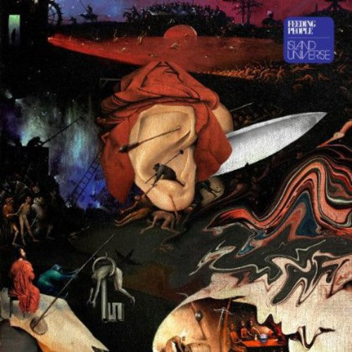 the album cover for Feeding People - Island Universe