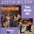 the album cover for Justin Wilson - Old Master/Keep It Clean