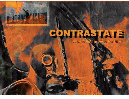 the album cover for Contrastate - A Breeding Ground for Flies