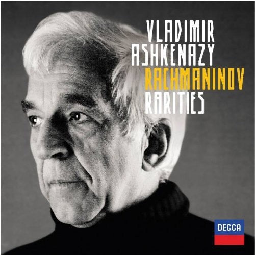 the album cover for VLADIMIR ASHKENAZY - Rachmaninoff Rarities