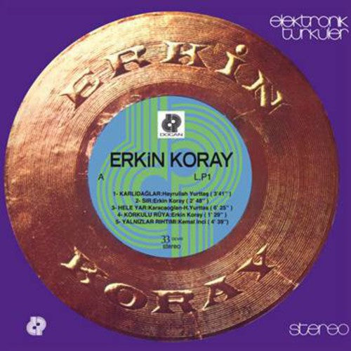 the album cover for Erkin Koray - Elektronik Turkuler