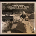 the album cover for Dave Alvin - Common Ground: Dave Alvin + Phil Alvin Play & Sing