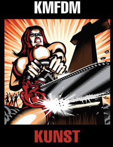 the album cover for KMFDM - Kunst