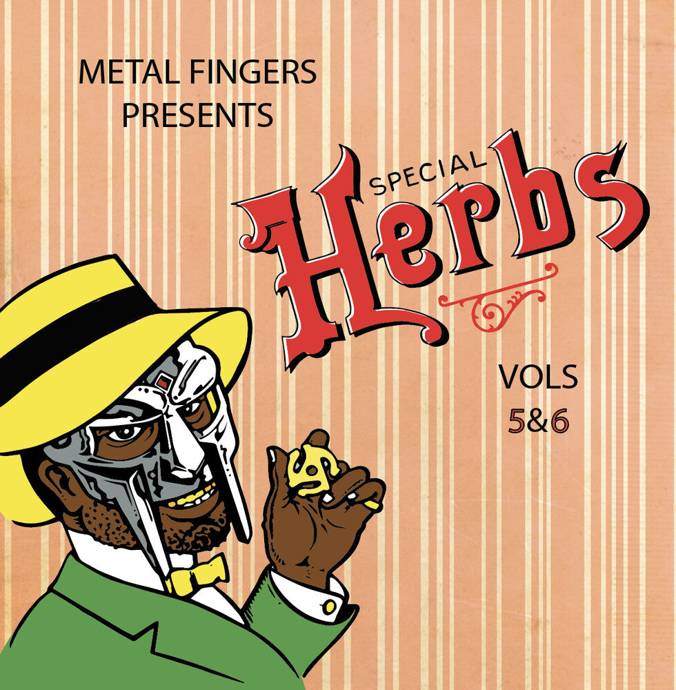 the album cover for MF DOOM - Special Herbs 5 & 6