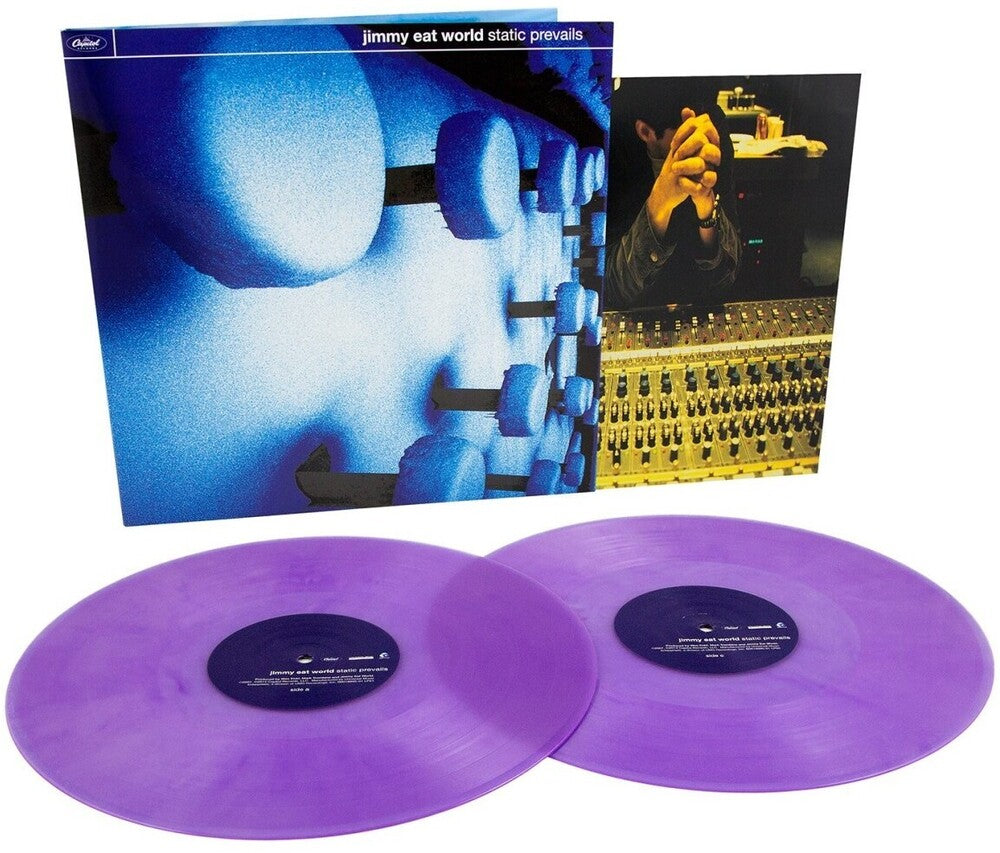 the album cover for Jimmy Eat World - Static Prevails: Remastered [Lavender 2LP]