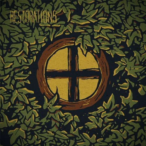 the album cover for Restorations - New Old b/w 0.014 MPH [Vinyl Single]