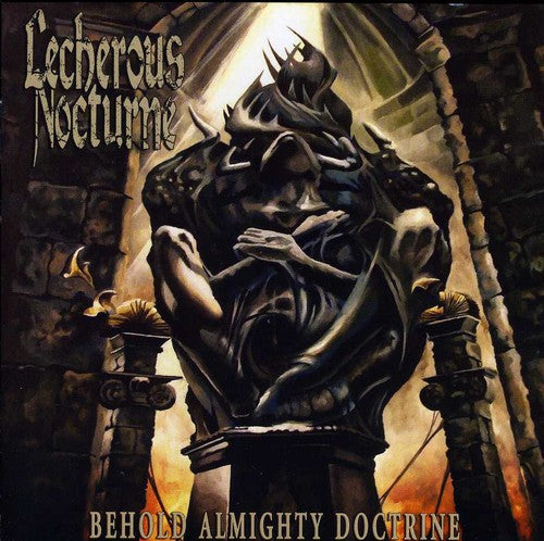 the album cover for Lecherous Nocturne - Behold Almighty Doctrine