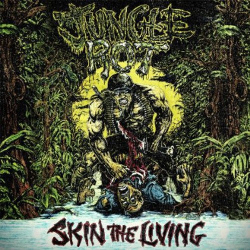 the album cover for Jungle Rot - Skin The Living