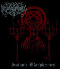 the album cover for Necrophobic - Satanic Blasphemies