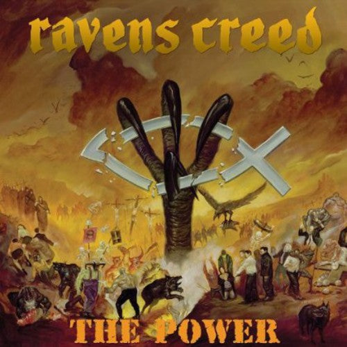the album cover for Ravens Creed - The Power