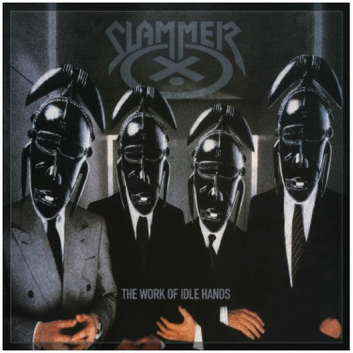 the album cover for Slammer - Work of Idle Hands