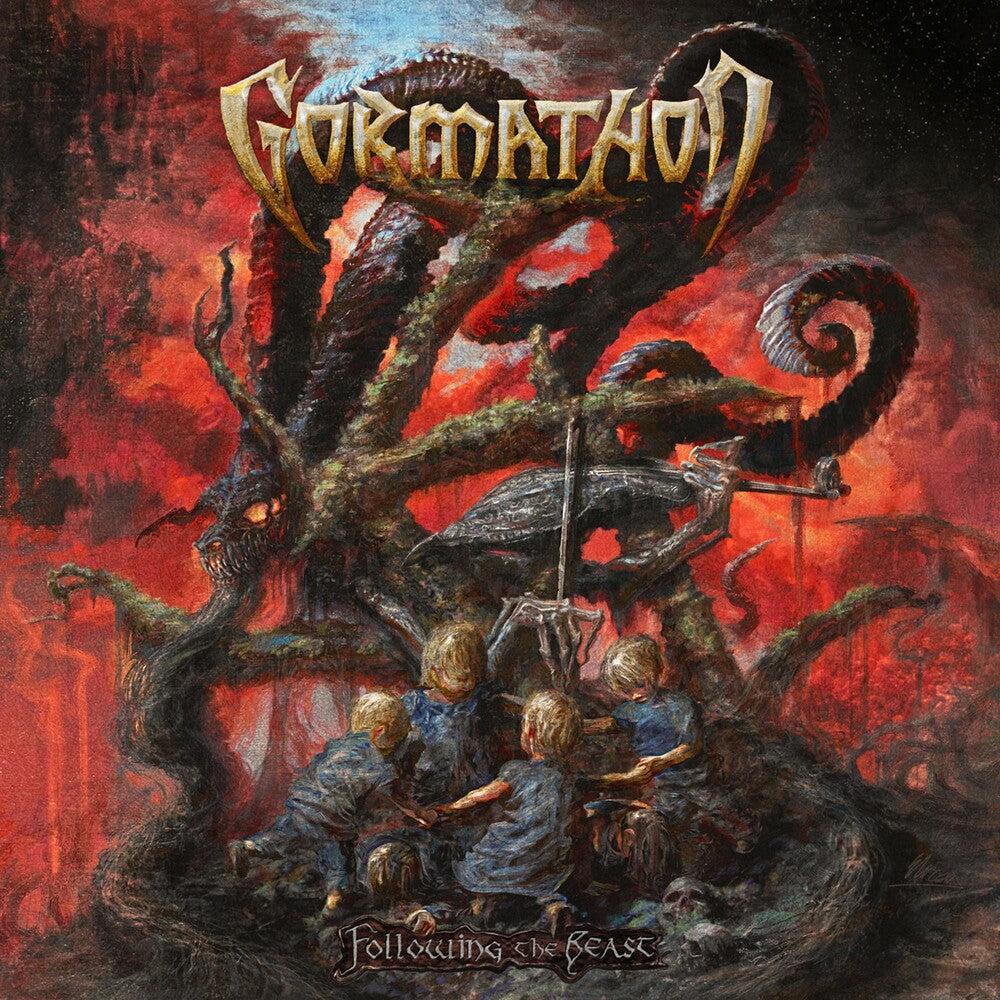 the album cover for Gormathon - Following The Beast