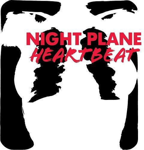 the album cover for Night Plane - Heartbeat