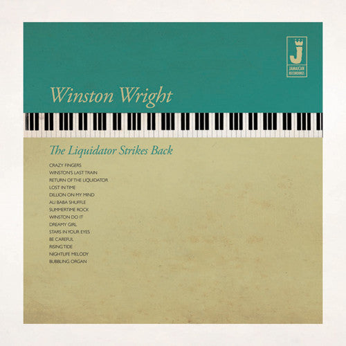 the album cover for Winston Wright - Liquidator Strikes Back