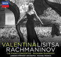 the album cover for Rachmaninoff / Lisitsa / Lso / Francis - Piano Concertos