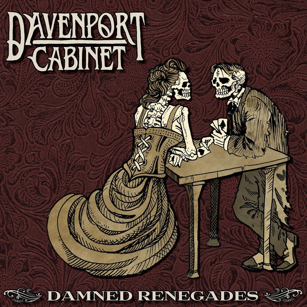 the album cover for Davenport Cabinet - Damned Renegades