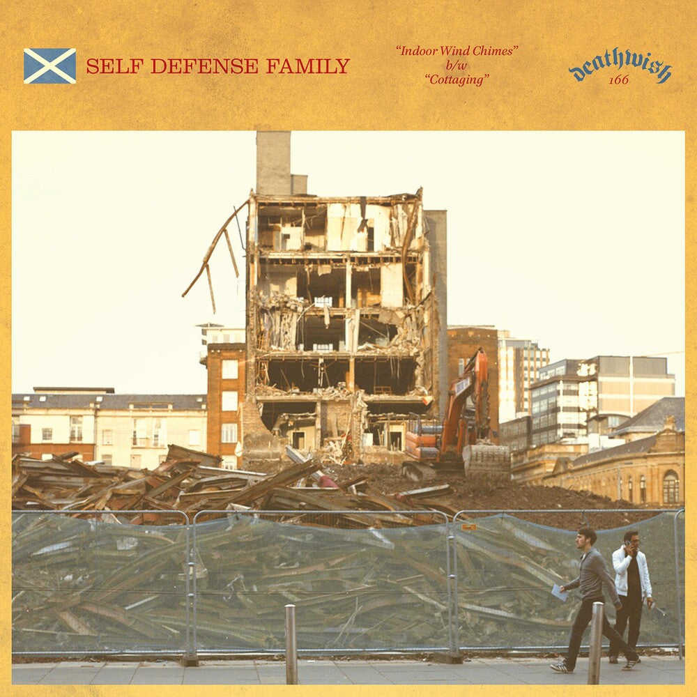 the album cover for Self Defense Family - Indoor Wind Chimes B/W Cottaging