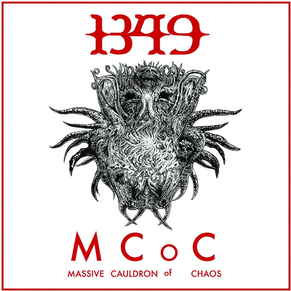 the album cover for 1349 - Massive Cauldron of Chaos