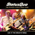 the album cover for Status Quo - Frantic Four's Final Fling - Live at the Dublin 02