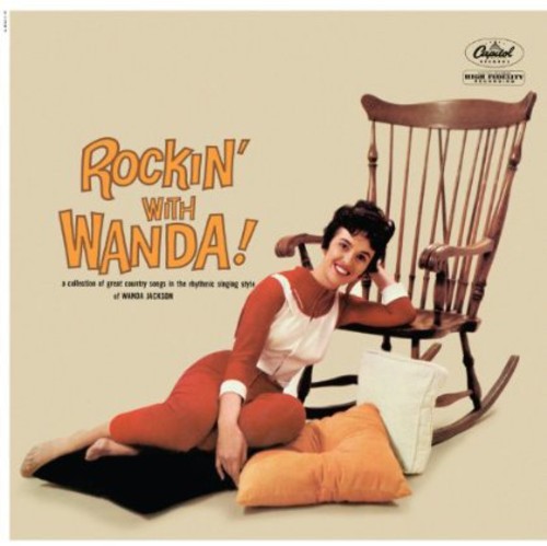 the album cover for Wanda Jackson - Rockin with Wanda