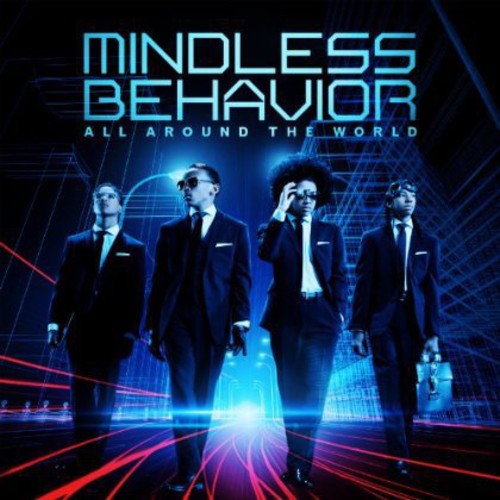 the album cover for Mindless Behavior - All Around the World