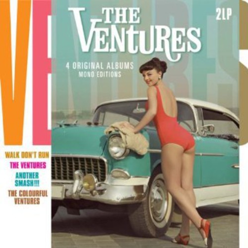 the album cover for The Ventures - 4 Original Albums-Mono Editions [Import]