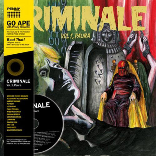 the album cover for Criminale-Paura - Vol. 1-Criminale-Paura [Import]