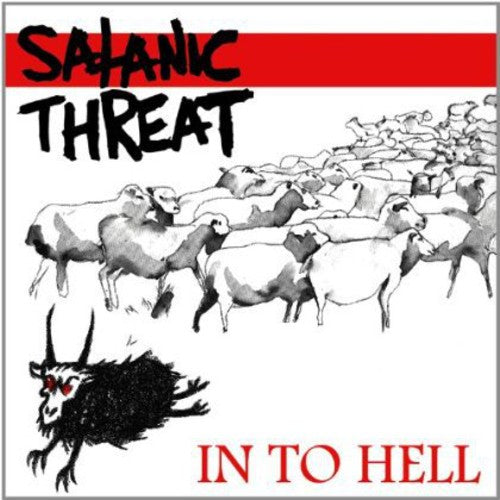 the album cover for Satanic Threat - In to Hell