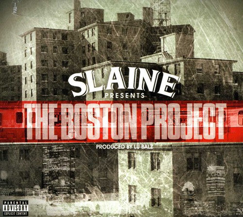 the album cover for Slaine - The Boston Project
