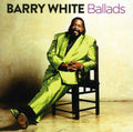 the album cover for Barry White - Ballads