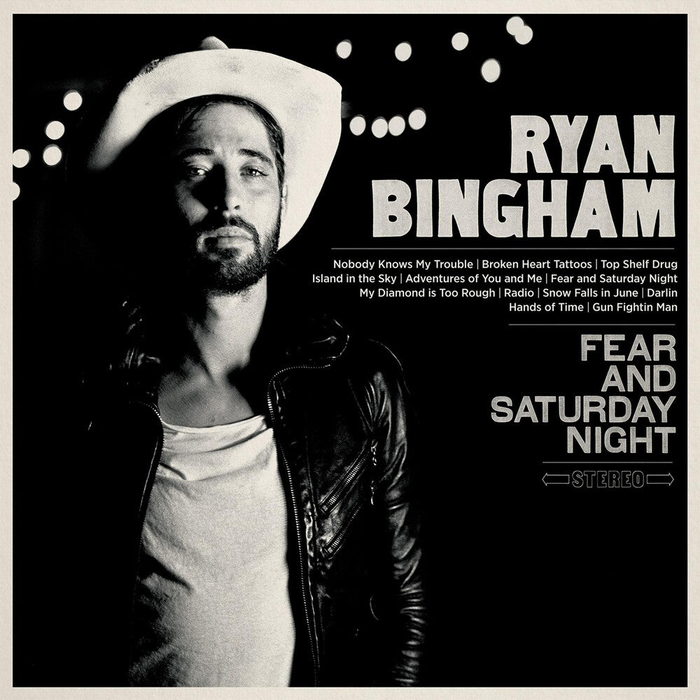 the album cover for Ryan Bingham - Fear & Saturday Night