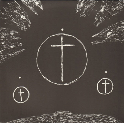 the album cover for Current 93 - Honeysuckle Aeons / Dreams Of The Crucifixion