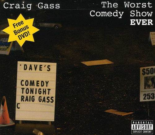 the album cover for Craig Gass - Worst Comedy Show Ever!