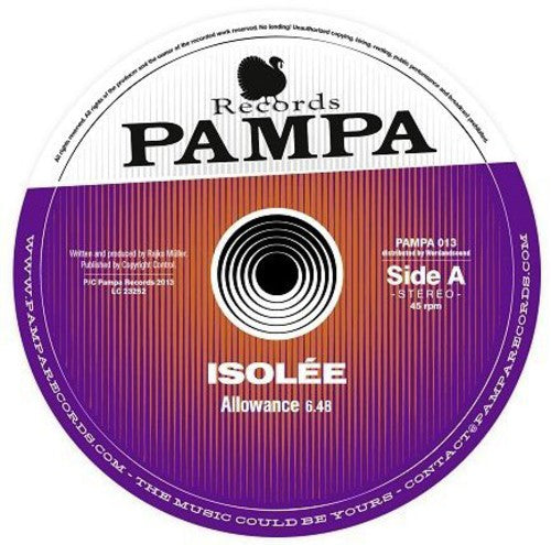 the album cover for Isolee - Allowance