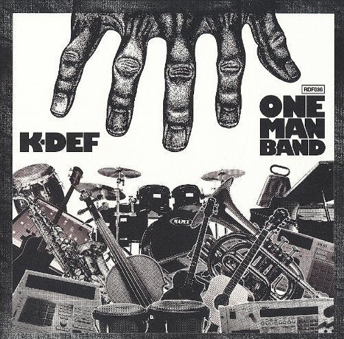 the album cover for K-Def - One Man Band