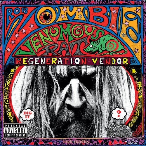 the album cover for Rob Zombie - Venomous Rat Regeneration Vendor