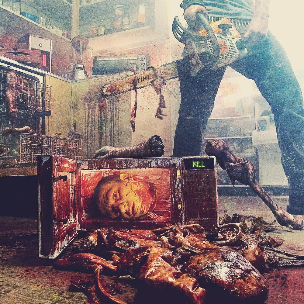 the album cover for Exhumed - Gore Metal: A Necrospective