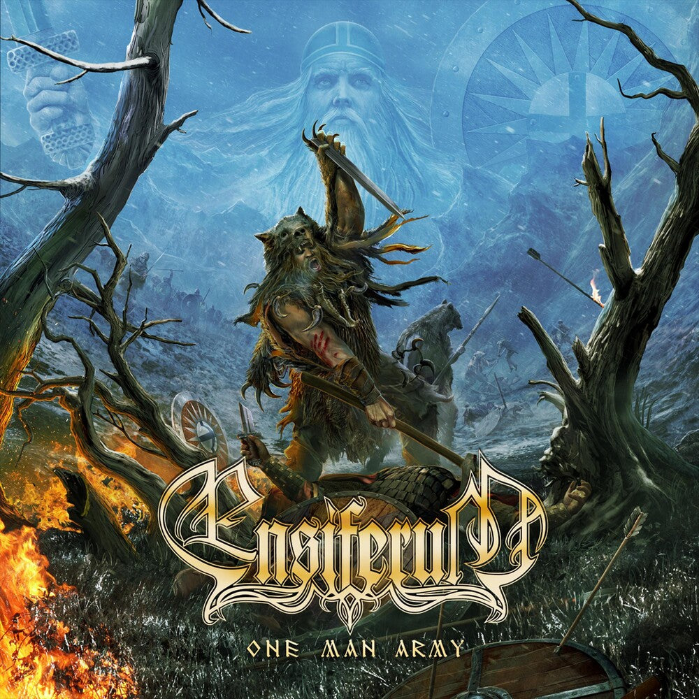 the album cover for Ensiferum - One Man Army