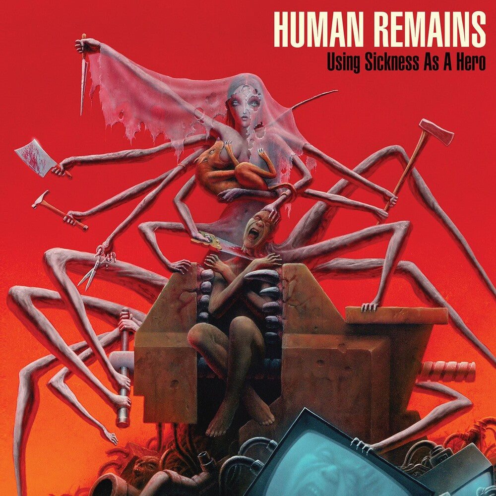 the album cover for Human Remains - Using Sickness As A Hero [Vinyl]