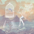 the album cover for Kishi Bashi - Bright Whites / This Must Be The Place [by Talking Heads]