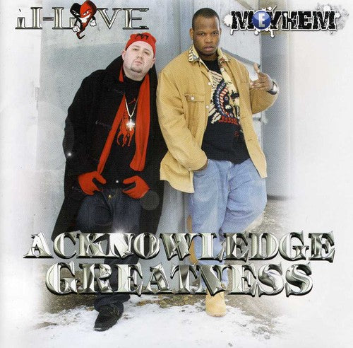 the album cover for J-Love & Mayhem - Acknowledge Greatness