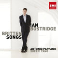 the album cover for IAN BOSTRIDGE - Britten Songs