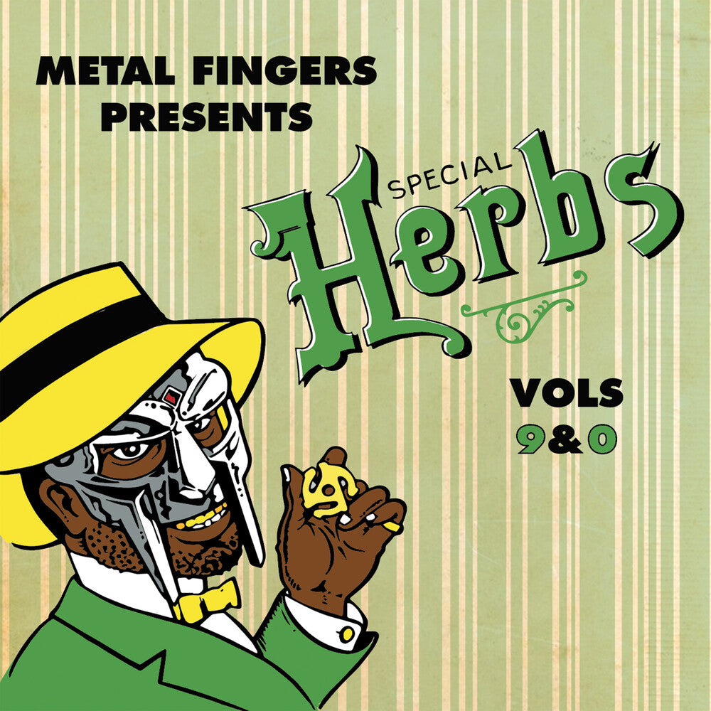the album cover for MF DOOM - Special Herbs 9 & 0