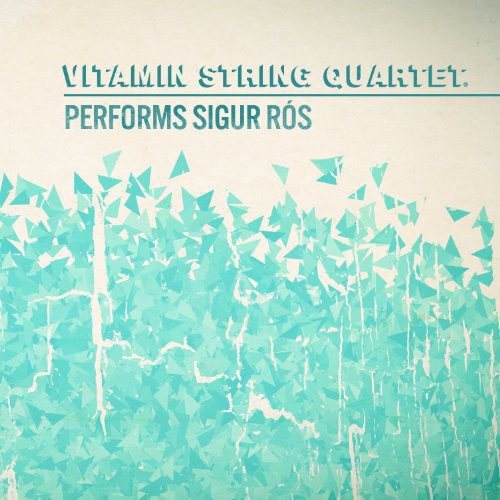 the album cover for Vitamin String Quartet - Vitamin String Quartet Performs Sigur Ros