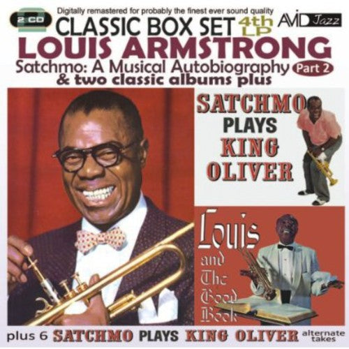the album cover for Louis Armstrong - Satchmo: A Musical Autobiography, Vol. 2