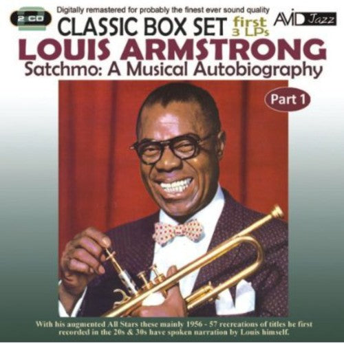 the album cover for Louis Armstrong - Satchmo: A Musical Autobiography, Vol. 1