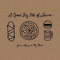 the album cover for A Great Big Pile of Leaves - You're Always on My Mind